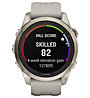 Garmin fenix® 7 Pro Sapphire Solar Edition - orologio multifunzione, Light Grey/Orange