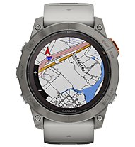 Garmin fenix® 7X Pro Sapphire Solar Edition - GPS Multisportuhr, Grey/Orange