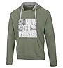 Get Fit Man Sweater With Hood - Kapuzenpullover Herren, Military Green