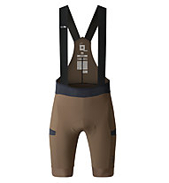 Gobik Grit 2.0 - pantaloncino ciclismo - uomo, Brown/Black