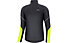 GORE WEAR Mid Long Sleeve Zip - maglia running con zip 1/2 - uomo, Black/Yellow