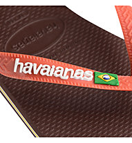 Havaianas Brasil Logo - infradito - uomo, Brown