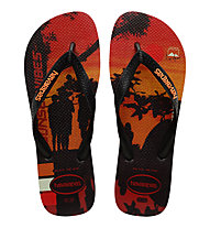 Havaianas Hype - Zehensandalen - Herren, Black/Orange