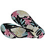 Havaianas Slim Floral Basic - Zehensandalen - Damen , Black/Pink