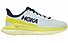 HOKA Mach 4 - Laufschuhe Wettkampf - Damen, White/Yellow/Blue