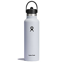Hydro Flask 21 oz Standard Flex Straw Cap - Trinkflasche, White