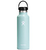 Hydro Flask Standard Mouth 0,621 L - Trinkflasche, Light Blue/White