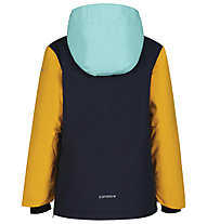 Icepeak Lisle JR – giacca da sci – bambina, Blue/Yellow/Light Blue