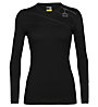 Icebreaker 200 Oasis LS Crewe Skyway Lift - maglietta tecnica a maniche lunghe - donna, Black
