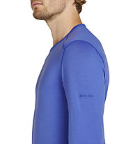 Icebreaker Merino 200 Oasis Crewe - maglietta tecnica maniche lunghe - uomo, Blue