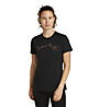 Icebreaker W Merino150 Tech Lite Airbourne Squirrel - T-shirt - donna, Black