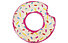 Intex Salvagente Donut Arcobaleno, White/Pink