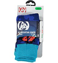 K2 All mountain 2 paia - calzini da sci - bambino, Blue/Black