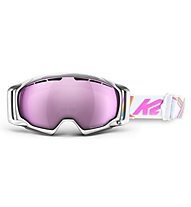 K2 Captura Pro Purple Fade - maschera da sci - donna, White/Purple Fade