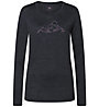 Kaikkialla Kunes L/S W - maglia manica lunga - donna, Black