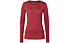 Kaikkialla Kunes W L/S - maglia maniche lunghe - donna, Red