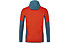 Kaikkialla Nelim M – giacca ibrida - uomo, Red/Light Blue