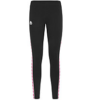 Kappa Banda Anen - pantaloni lunghi fitness - donna, Black/Pink