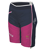 Karpos Alagna Plus - pantaloni corti sci alpinismo - donna, Blue/Pink/Black