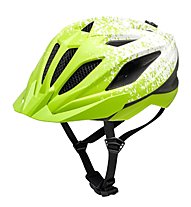 KED Street Junior Pro - casco bici - bambino, Green/White