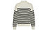 Knowledge Cotton Micro Bubble Stripe W - Pullover - Damen, White/Black