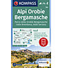 Kompass Carta N.104: Alpi Orobiche - Bergamasche 1:50.000, 1:50.000