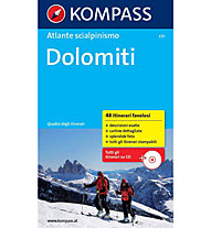 Kompass Skitouren-Atlas Dolomiten, Italian