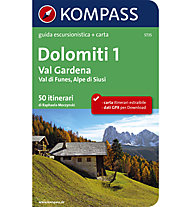 Kompass Carta N.5735: Dolomiti 1 Val Gardena, Val di Funes, Alpe di Siusi, N.5735