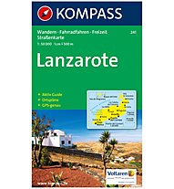 Kompass Carta N.241: Lanzarote - 1:50.000, 1:50.000