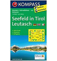 Kompass Karte N.026: Seefeld in Tirol, Leutsch 1:25.000, 1:25.000