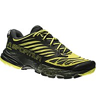 La Sportiva Akasha - scarpe trail running - uomo, Black/Sulphur