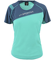La Sportiva Catch - maglia trail running - donna, Black/Blue