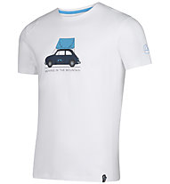 La Sportiva Cinquecento M - T-shirt - uomo, White/Blue/Light Blue
