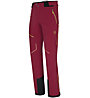 La Sportiva Excelsior - pantaloni scialpinismo - uomo, Dark Red/Yellow