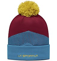 La Sportiva Knitty - Mütze, Light Blue/Red/Yellow