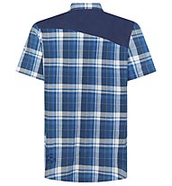 La Sportiva Longitude - camicia a maniche corte - uomo, Blue/White