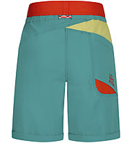 La Sportiva Mantra W - pantaloni corti arrampicata - donna, Light Green/Orange