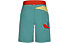 La Sportiva Mantra W - pantaloni corti arrampicata - donna, Light Green/Orange