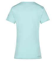 La Sportiva Peaks - T-shirt arrampicata - donna, Light Blue/Red