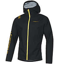 La Sportiva Pocketshell M - giacca hardshell - uomo, Black/Yellow