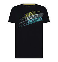 La Sportiva Stripe Evo M - T-Shirt arrampicata - uomo, Black