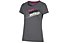 La Sportiva Stripe Evo W - T-shirt arrampicata - donna , Grey/Black/Pink/White