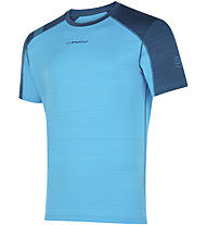 La Sportiva Sunfire M - maglia trail running - uomo, Light Blue/Dark Blue