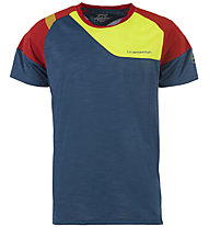 La Sportiva TX Combo Evo - T-Shirt arrampicata - uomo, Blue/Red