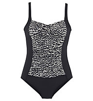 Lascana Swimsuit Cup C - Badeanzug - Damen, Black/White