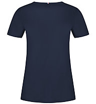 Le Coq Sportif Ess SS Col V N2 W - T-shirt - donna, Blue