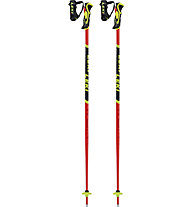 Leki Worldcup Racing Lite SL 3D - bastoncini sci alpino - bambino, Red/Black/Yellow
