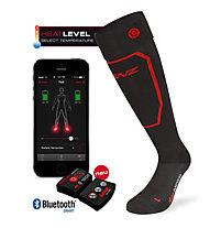 Lenz Heat Sock 1.0 + Lithium Pack rcB 1200 Calze da sci, Black/Red