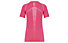 Meru Aniak SS - maglietta tecnica - donna, Pink/Grey