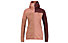 Meru Bussleton W's Fleece Hoody - felpa in pile - donna, Dark Pink/Bordeaux